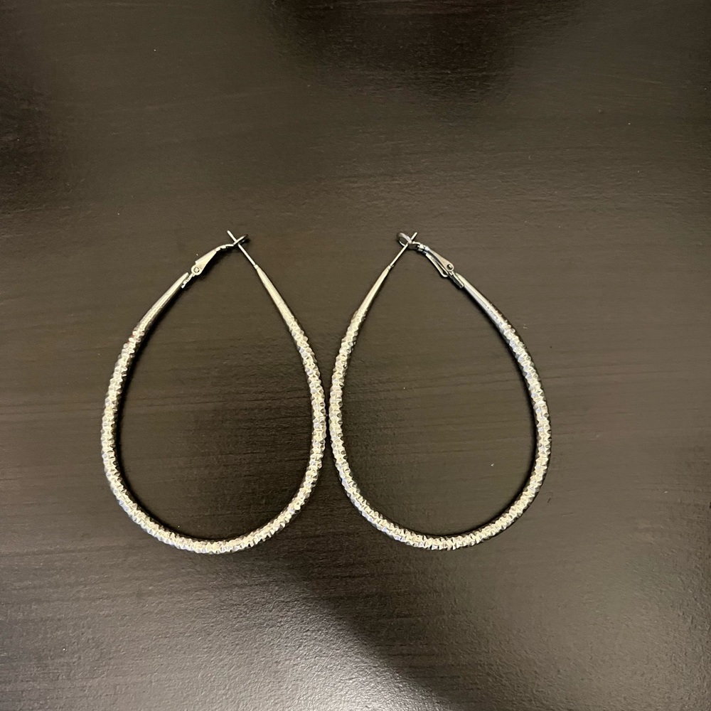 Silver Hoop Earrings